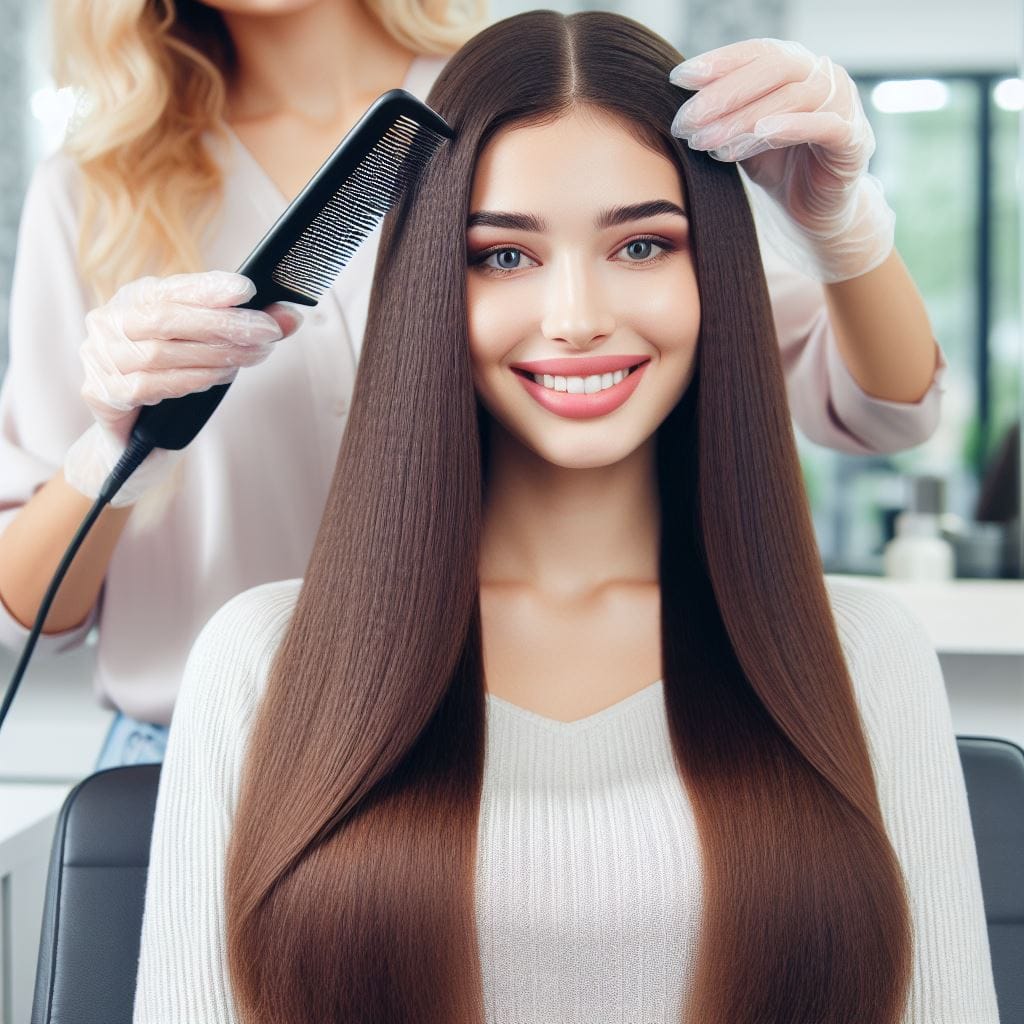 Кератиново трайно изправяне