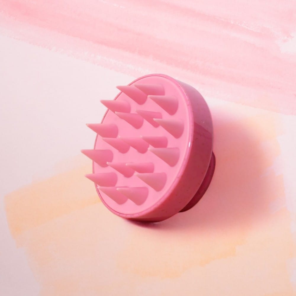 Розова масажна четка 5