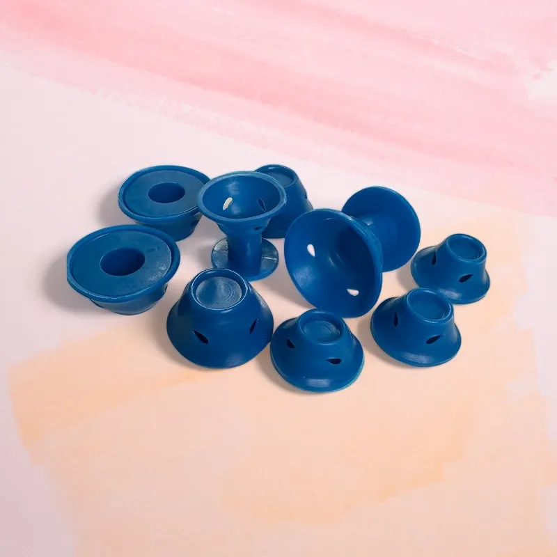 Сини тапички за къдрене 1