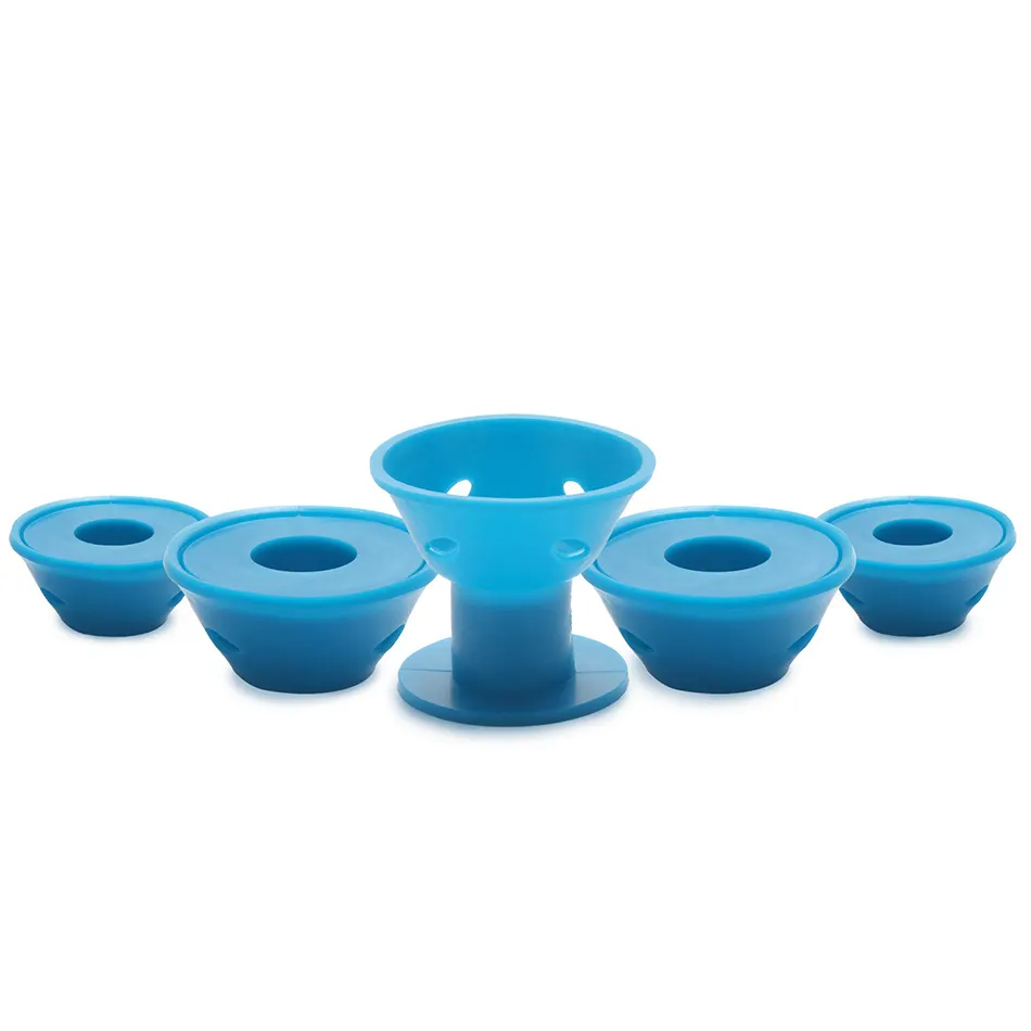 Сини тапички за къдрене