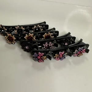 Елегантни щипки с цветя 3