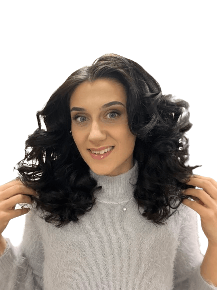 Обемни къдрици с лента за къдрене