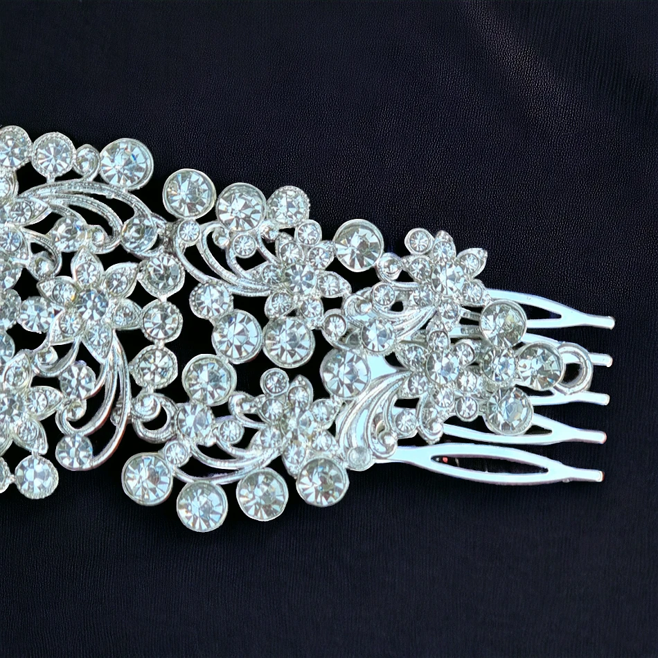 Сребърно украшение с цветни мотиви 3