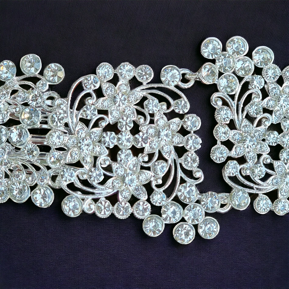 Сребърно украшение с цветни мотиви 4