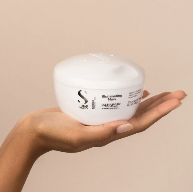 Маска за блясък за нормална коса - Alfaparf Diamond Illuminating Mask 200мл. - Image 2