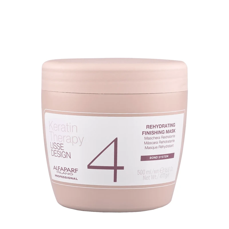 Стъпка 4 - Рехидратираща маска с кератин и колаген Lisse Design Rehydrating Mask 500 мл