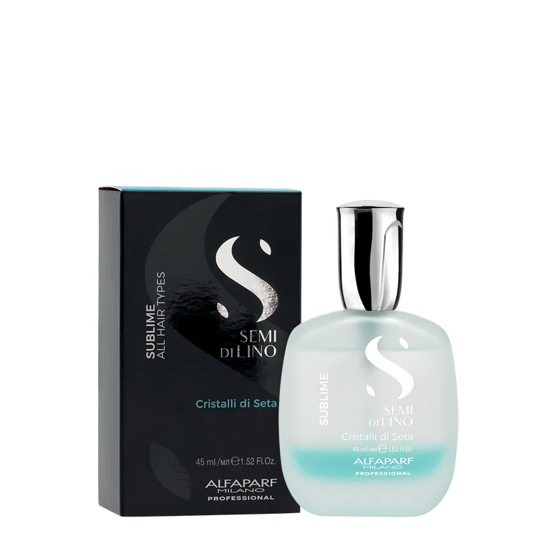 Двуфазни кристали за блясък и мекота Semi di Lino Sublime Cristalli di Seta 45 мл