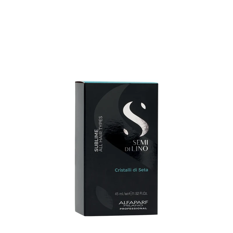 Двуфазни кристали за блясък и мекота Semi di Lino Sublime Cristalli di Seta 45 мл алфапарф