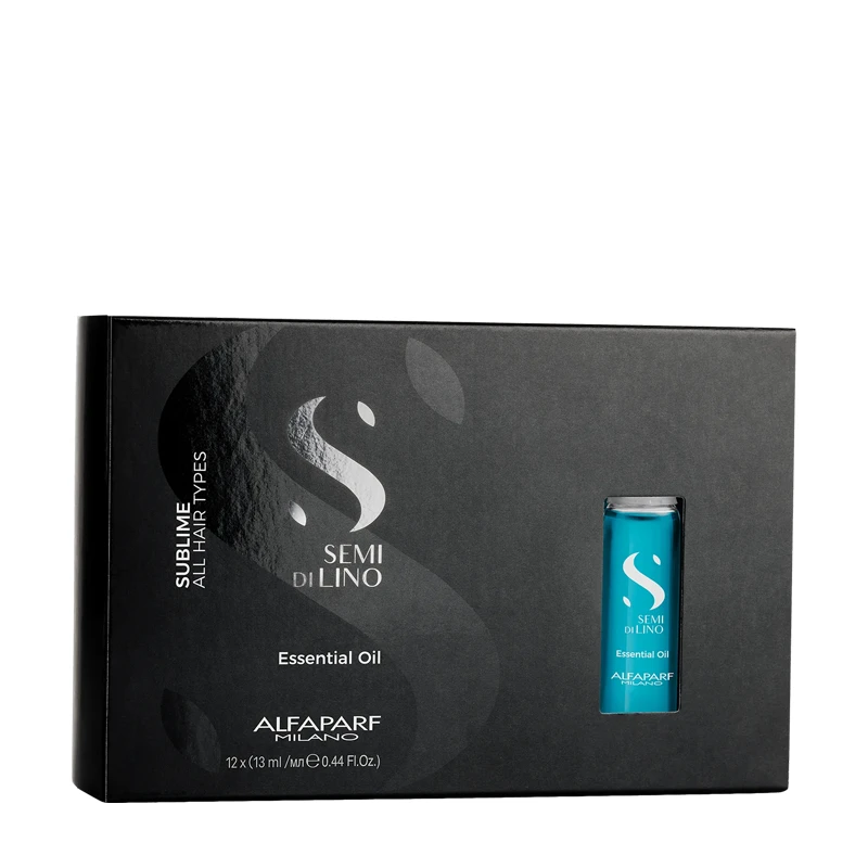 Ампули с масло за блясък - с ленено семе - Semi di Lino Sublime Essential Oil 12x13 мл