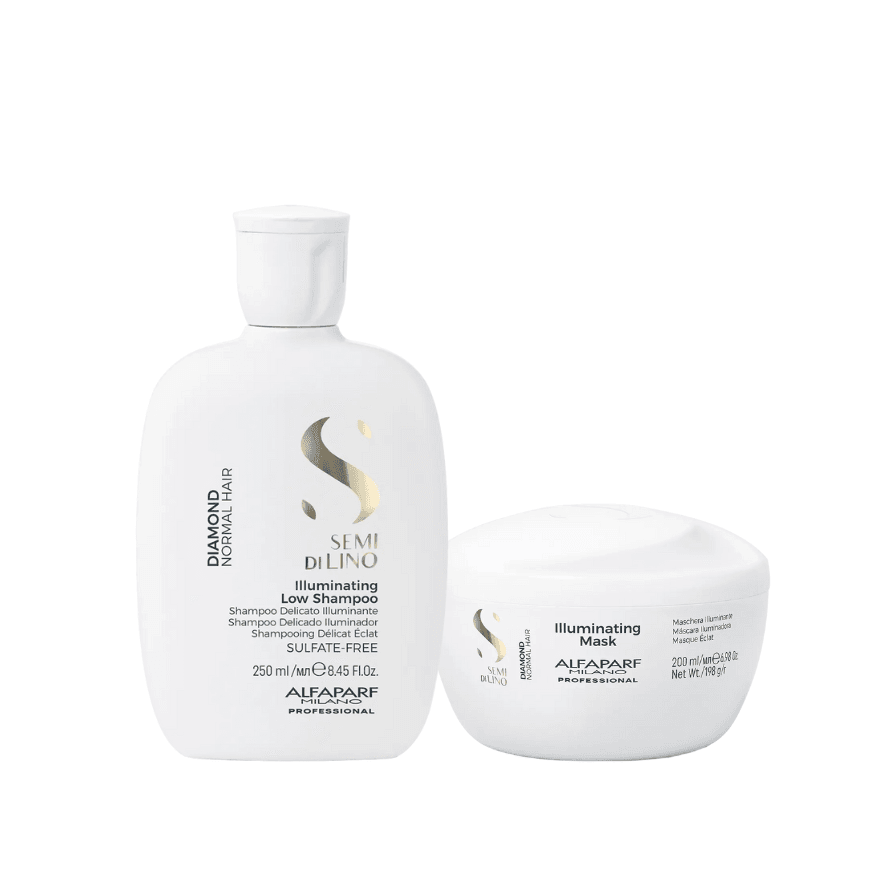 Малък шампоан и маска за нормална до суха коса