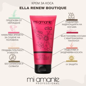 Крем за коса Mi Amante Ella Renew Boutique 175 мл Характеристики